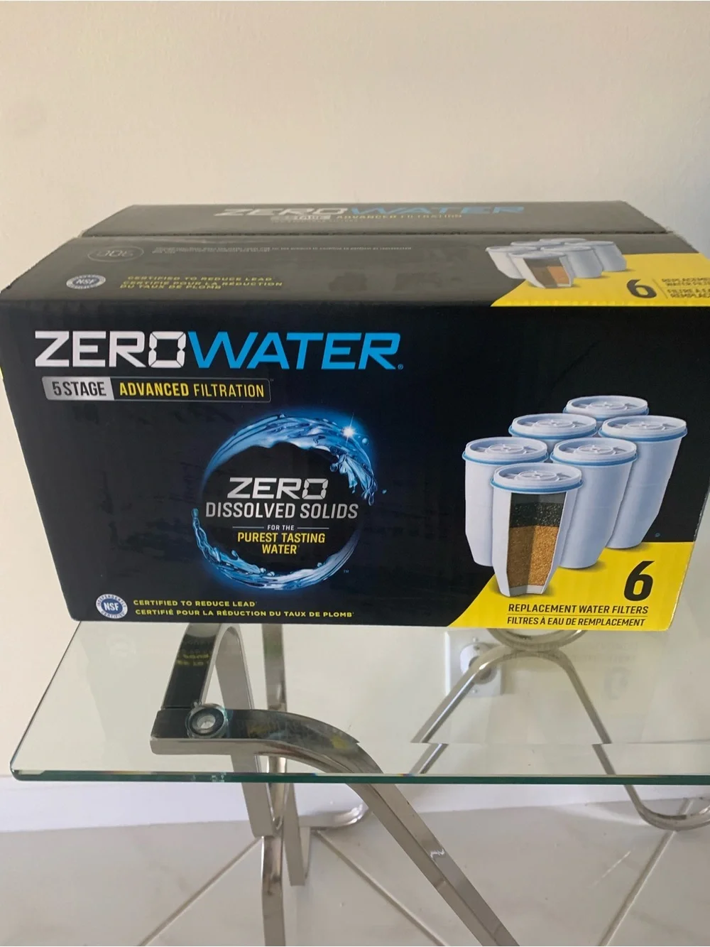 6-Pack Replacement Water Filters - White